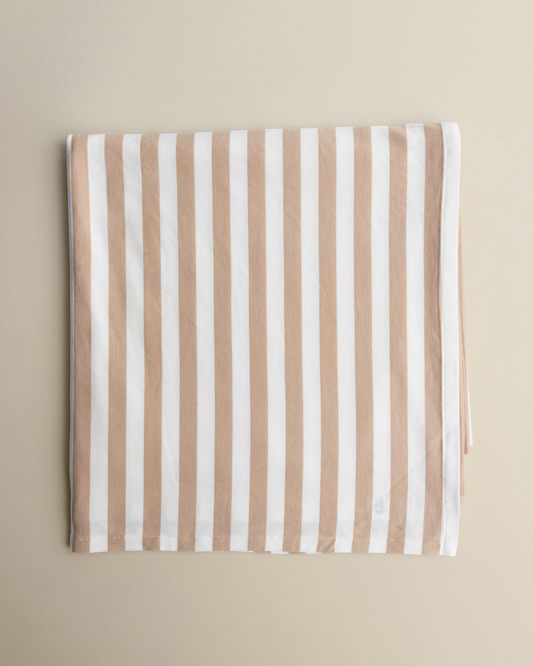 Bamboo Swaddle Blanket | Fawn Stripe