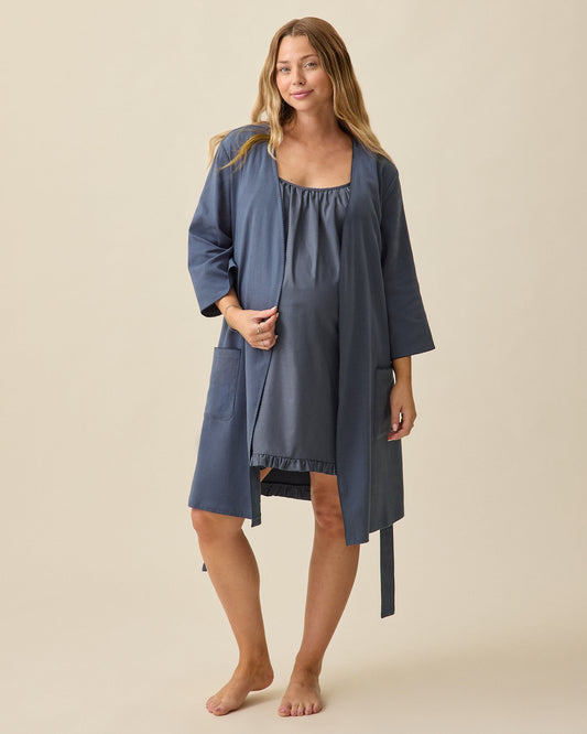 Cotton Sleep Set | Midnight Blue