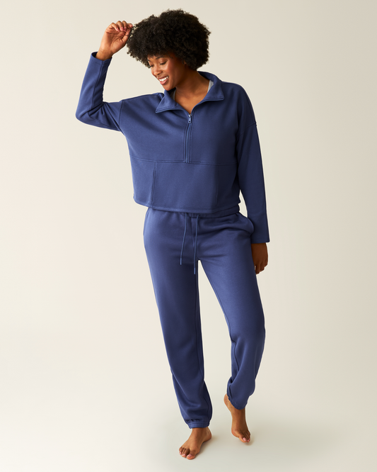 Cloud Fleece Jogger | Deep Blue