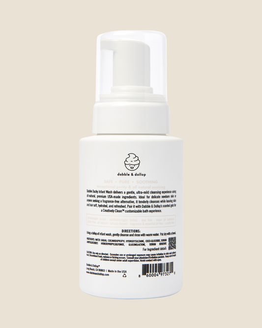Dabble & Dollop - Fragrance Free Foaming Infant Wash
