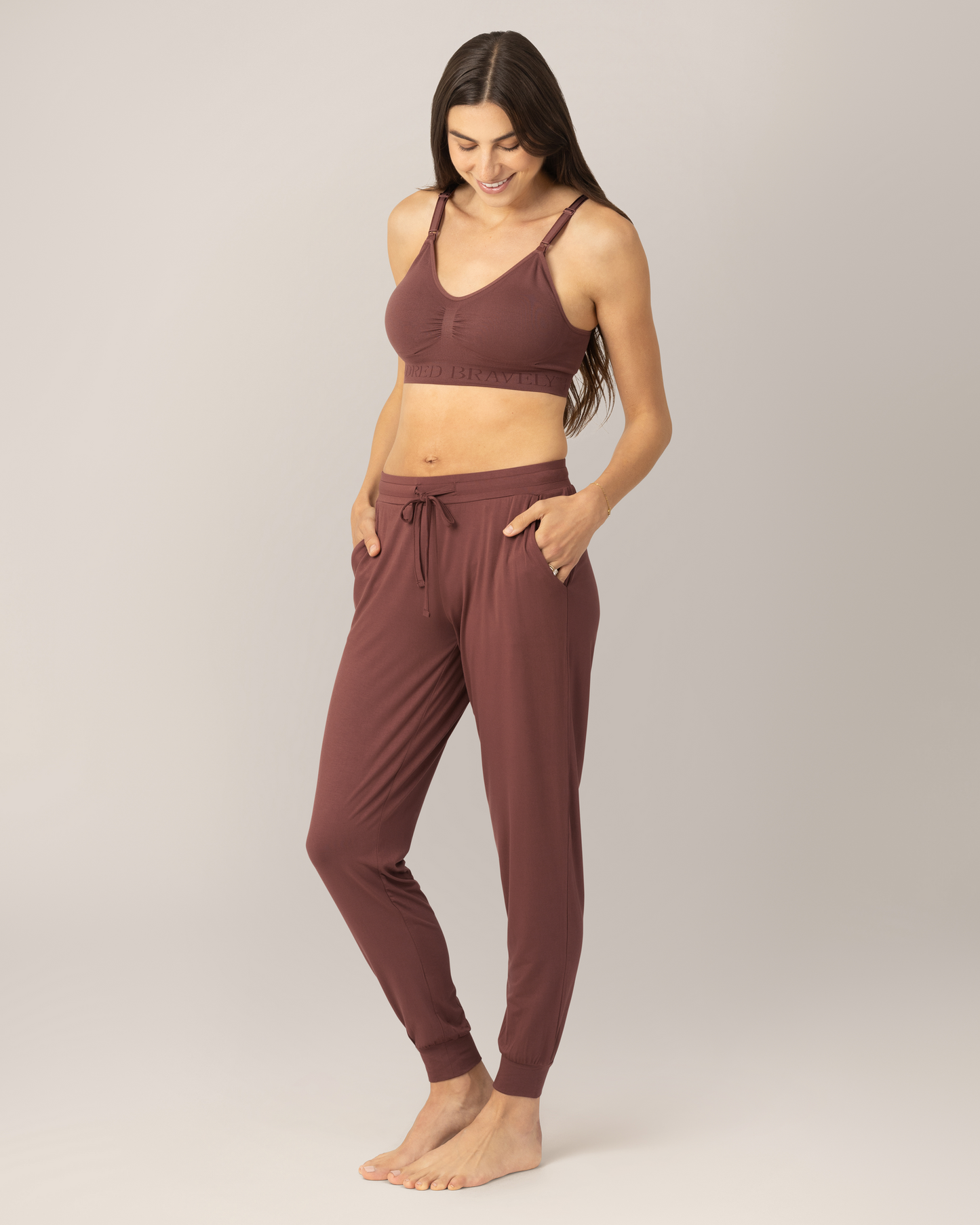Ultralight Sleep & Lounge Jogger | Redwood