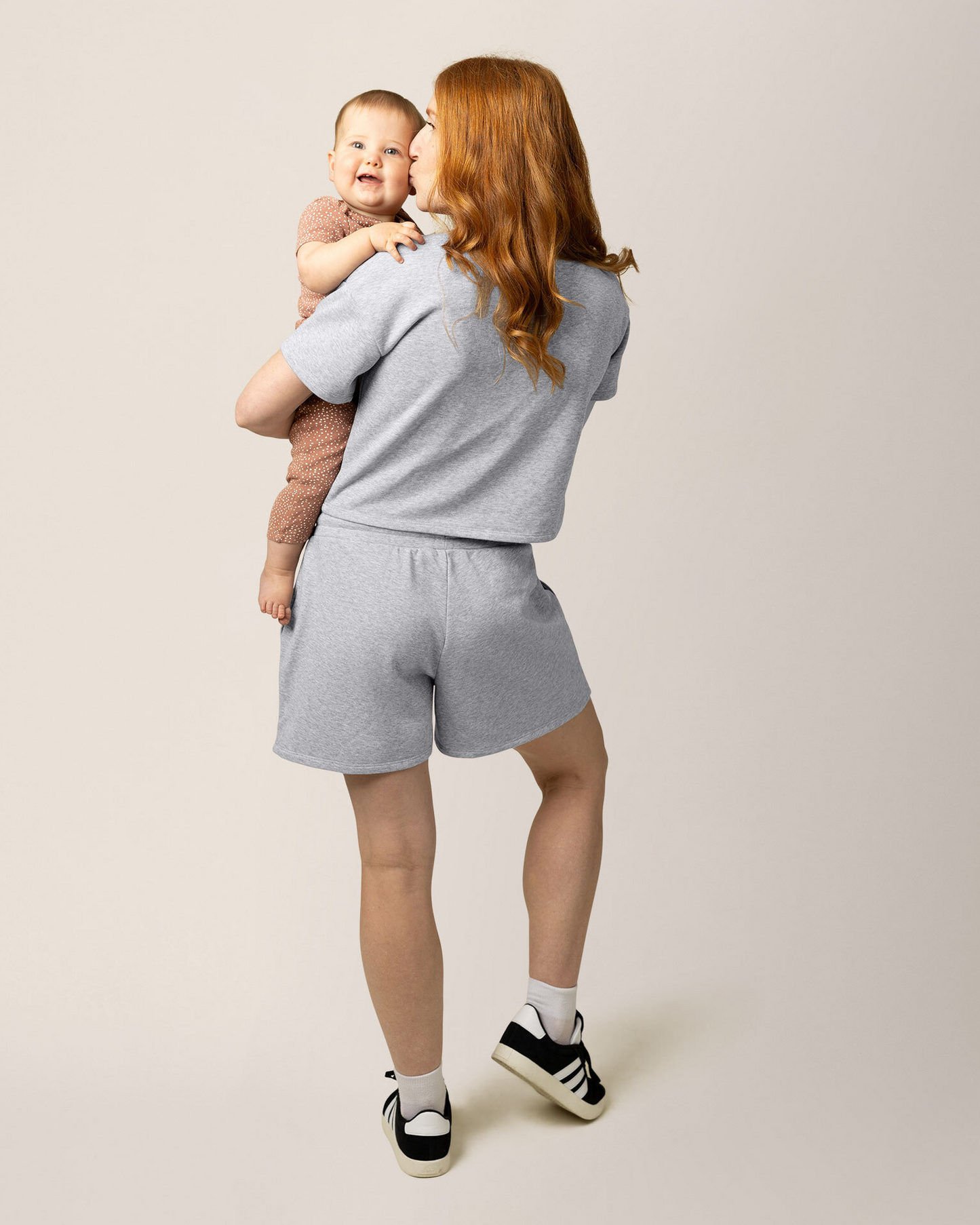 French Terry On the Go Short | Grey Heather