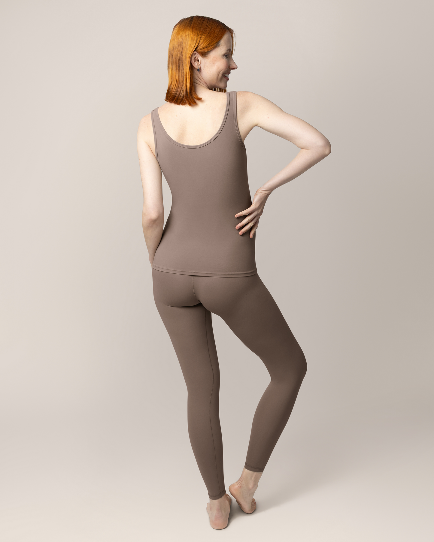 Grow with Me™ Maternity & Postpartum Legging | Taupe