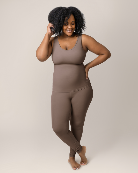 Grow with Me™ Maternity & Postpartum Legging | Taupe