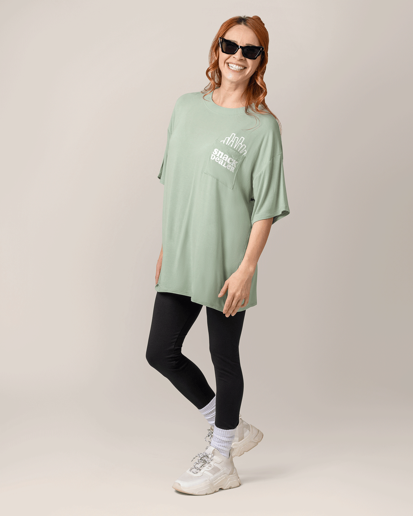 Oversized Graphic Tee | Snack Dealer