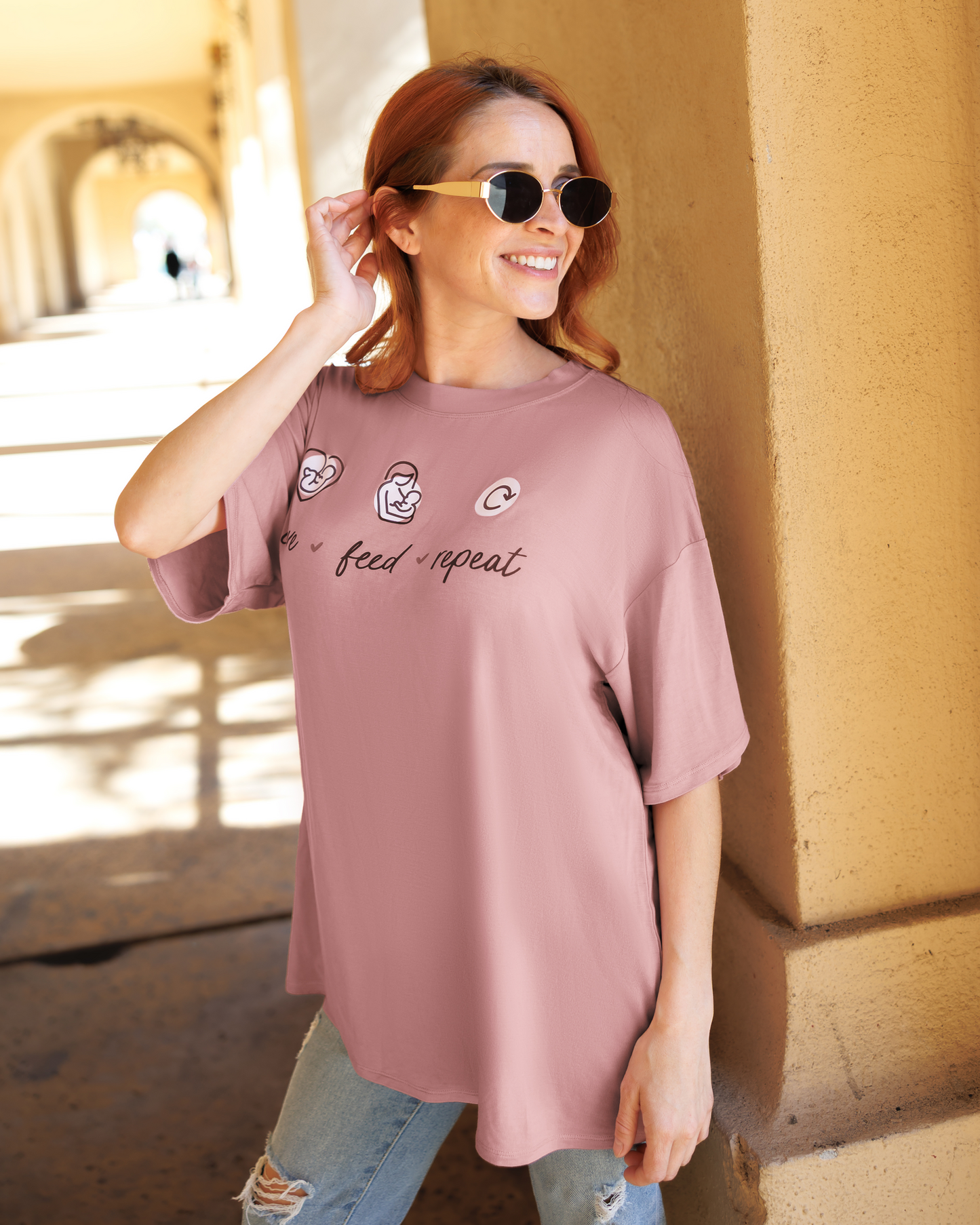 Oversized Graphic Tee | Love Feed Repeat