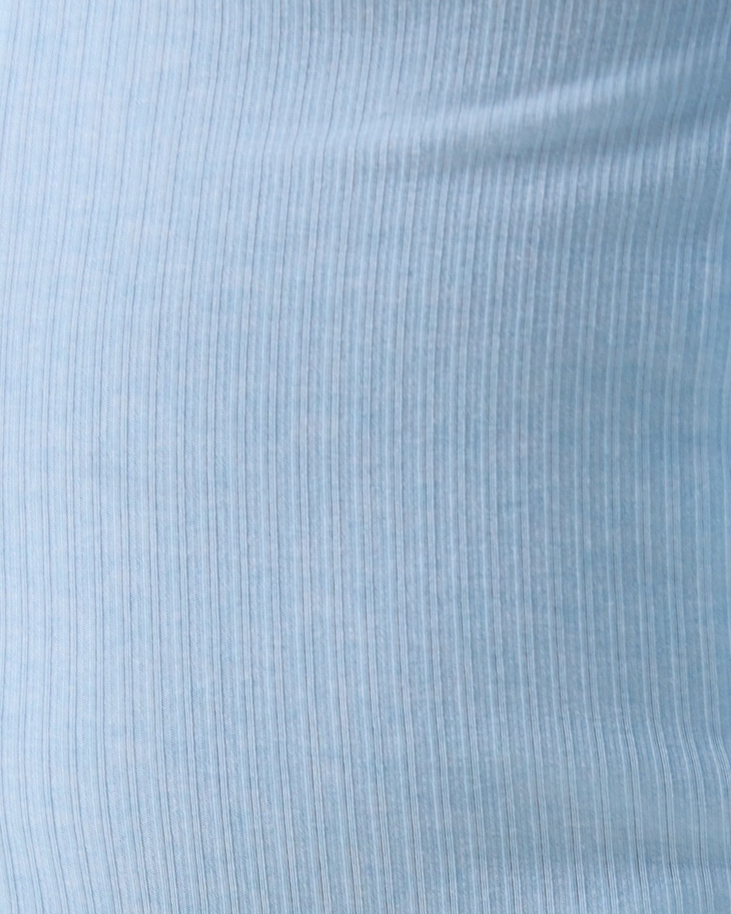 Ribbed Bamboo Baby Pajama | Blue Heather