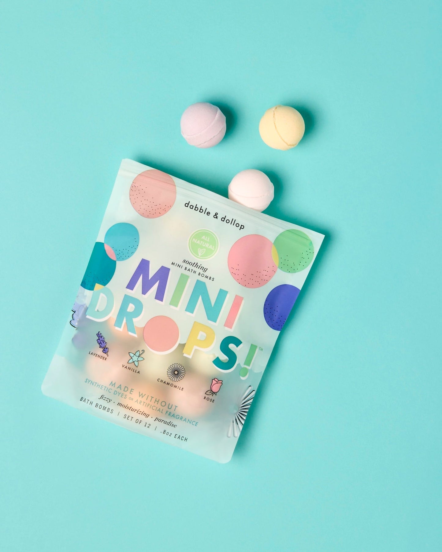 Dabble & Dollop - Soothing Mini Bath Bombs