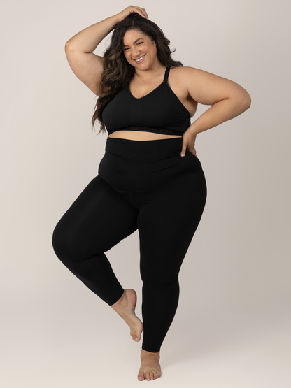 Sublime® Low Impact Pumping & Nursing Sports Bra | Black