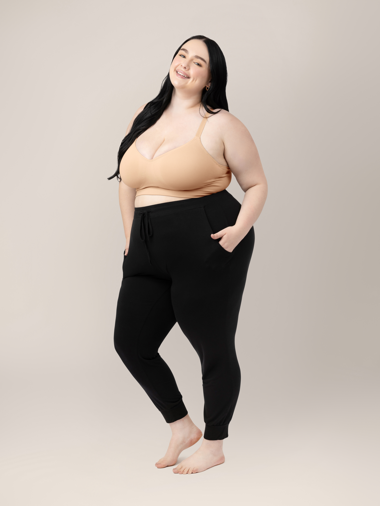 Everly Wireless Contour Bra | Beige
