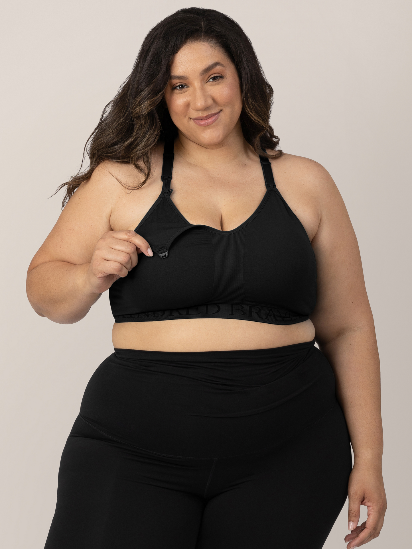 Sublime® Low Impact Pumping & Nursing Sports Bra | Black