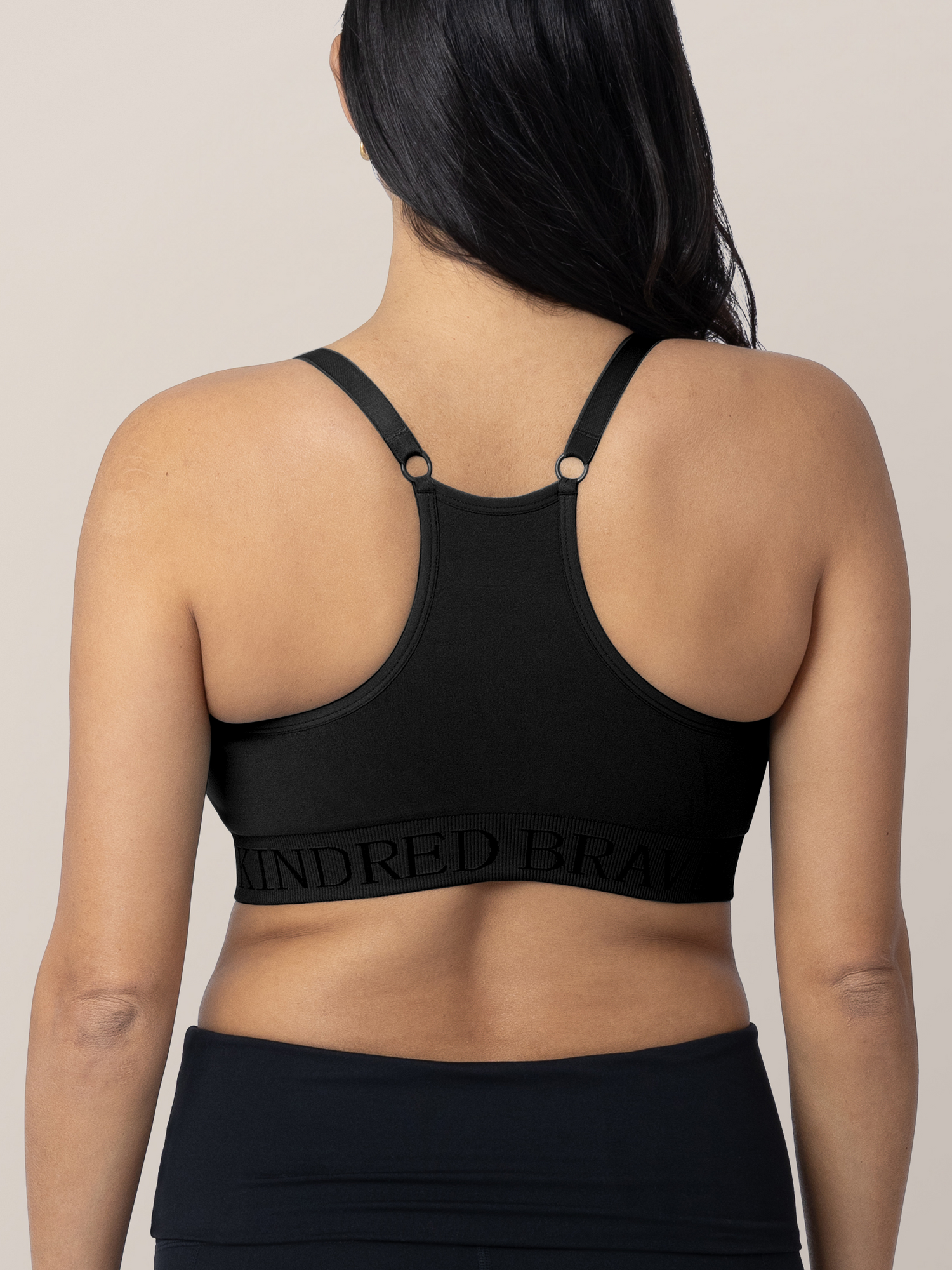 Sublime® Low Impact Pumping & Nursing Sports Bra | Black