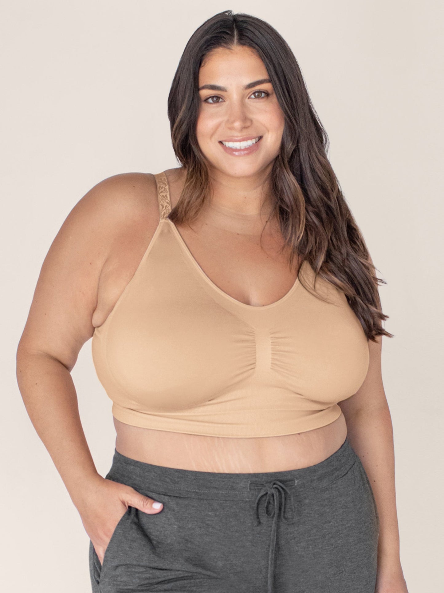 Wash Wear Spare® Nellie Wireless Bra Pack | Beige