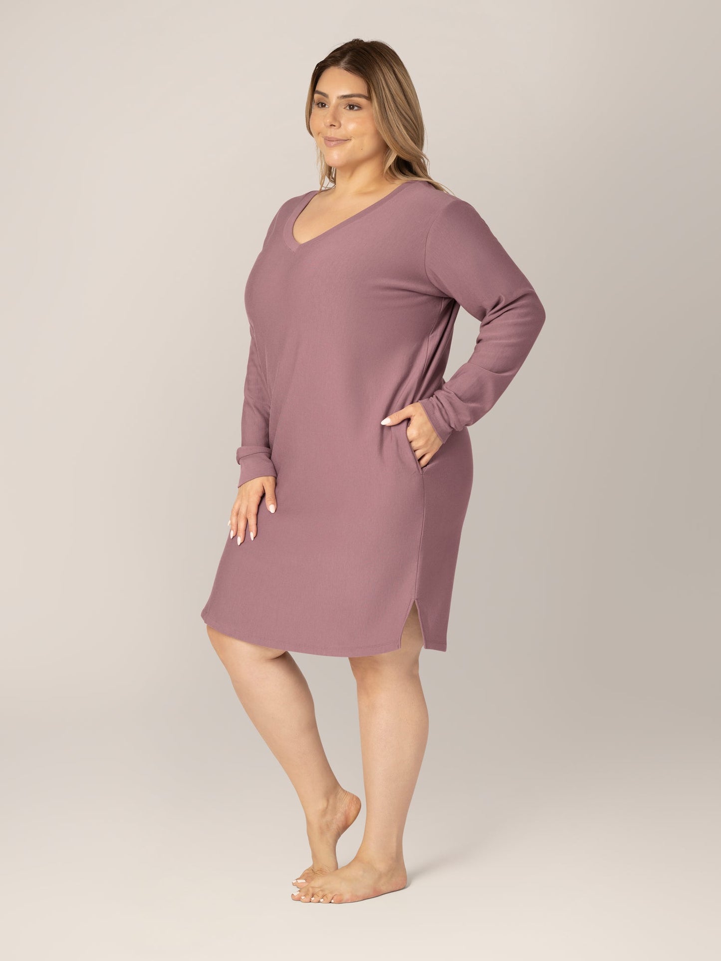 Blake Maternity & Nursing Lounge Dress | Twilight