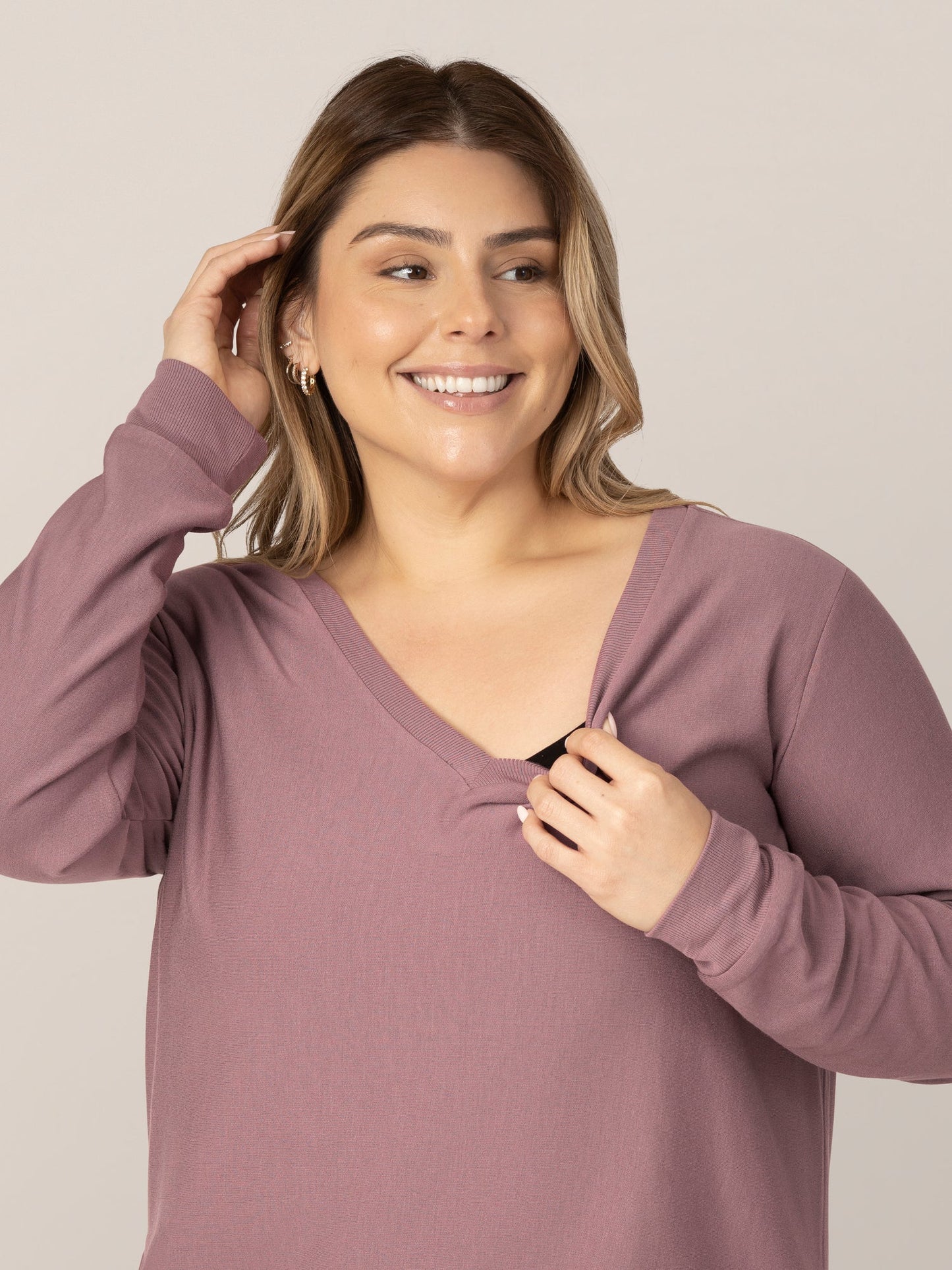 Blake Maternity & Nursing Lounge Dress | Twilight
