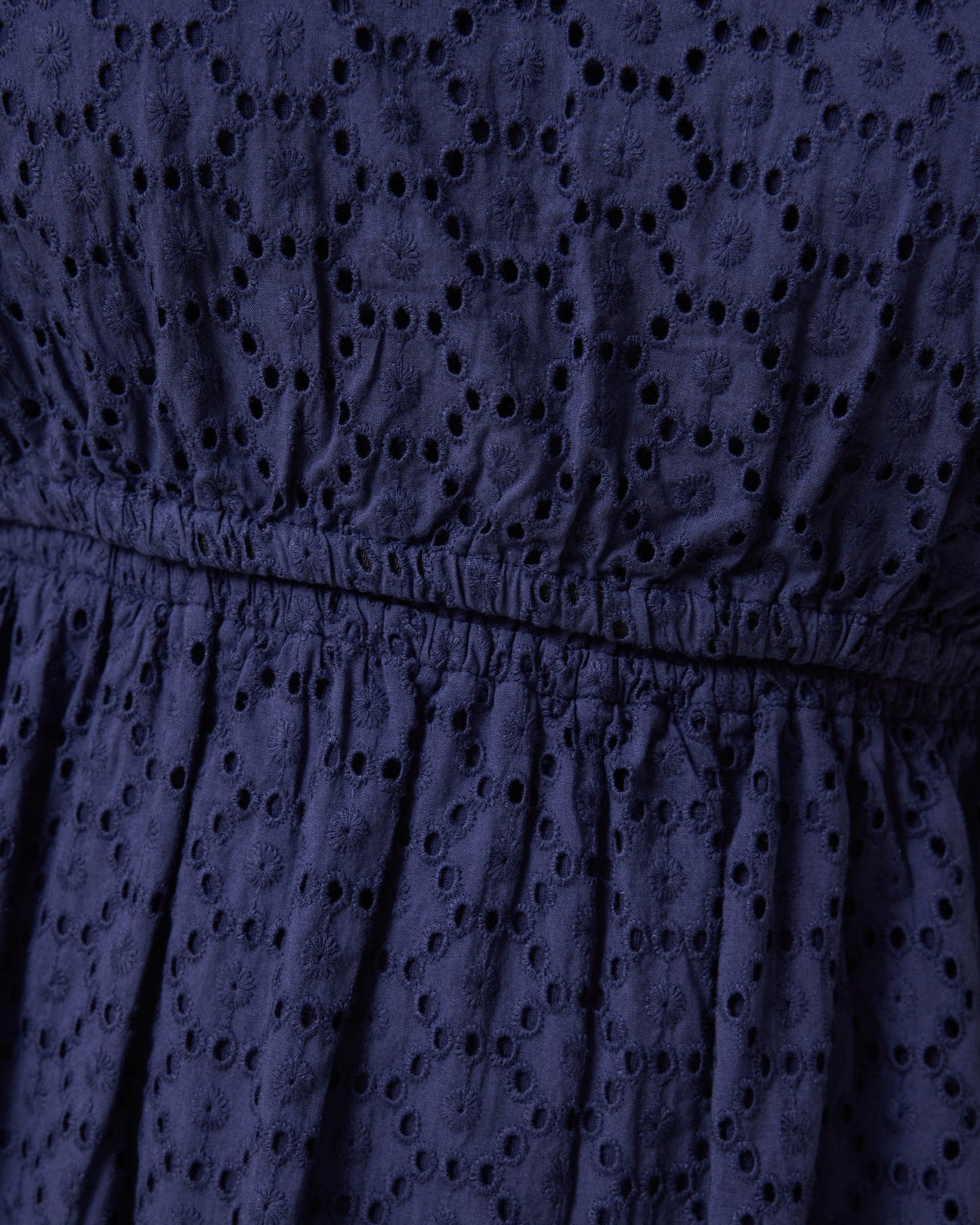 Dahlia Eyelet Maternity & Nursing Dress | Navy