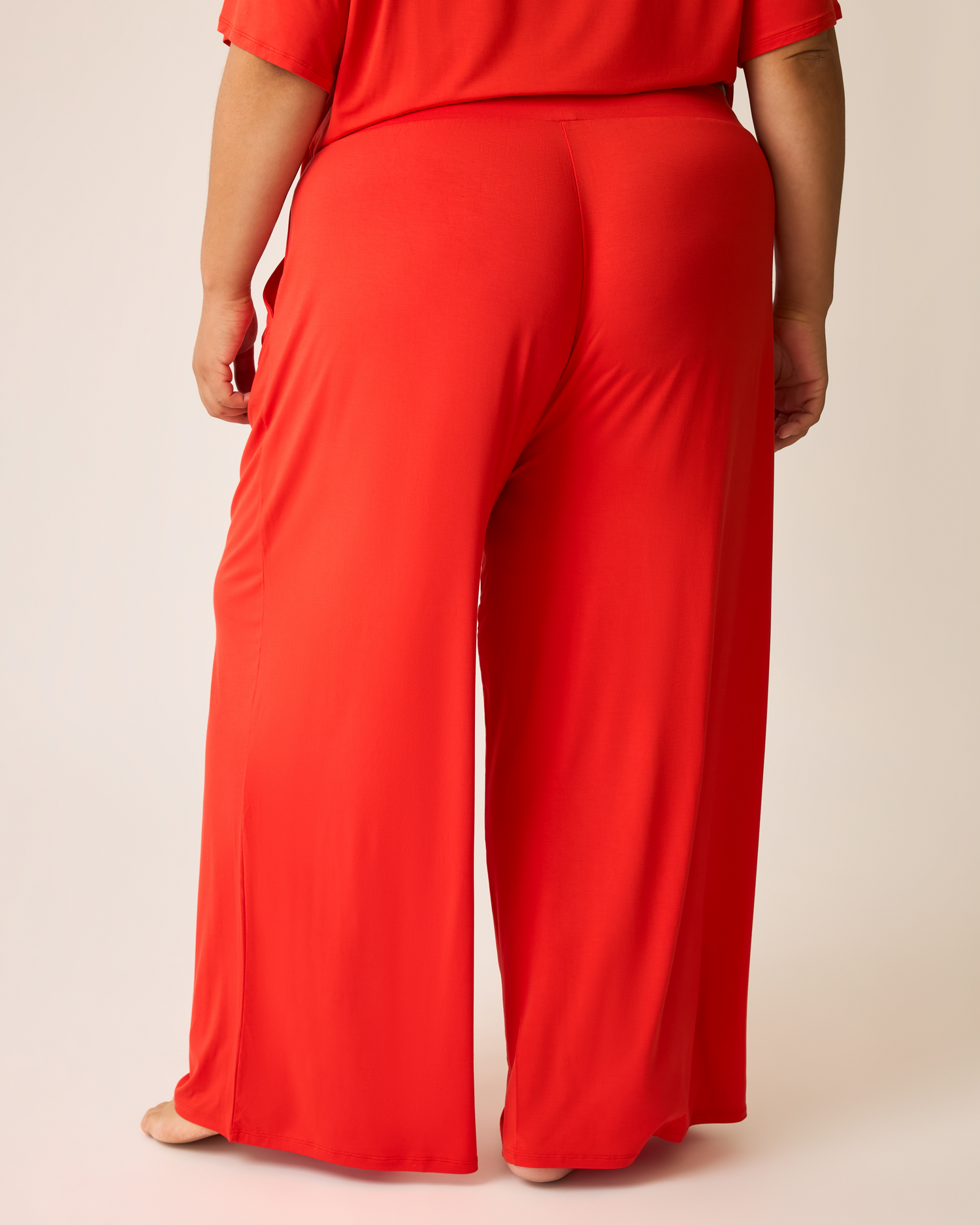 Aria Bamboo Casual Lounge Pant | Bright Red