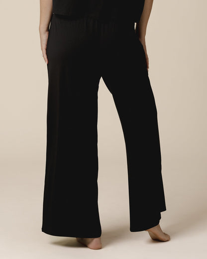 Aria Bamboo Casual Lounge Pant | Black