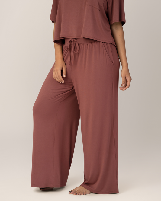 Aria Bamboo Casual Lounge Pant | Redwood