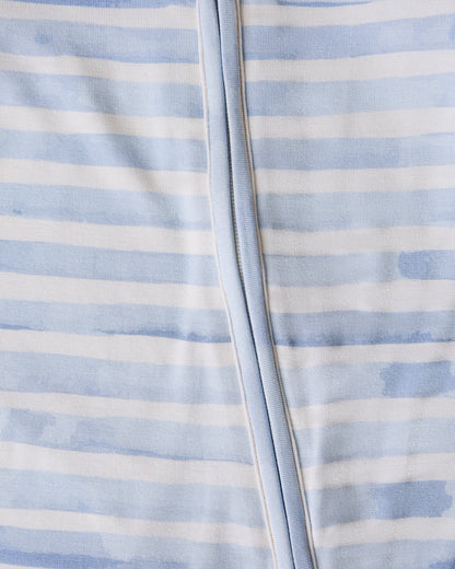 Bamboo Baby Pajama | Blue Watercolor
