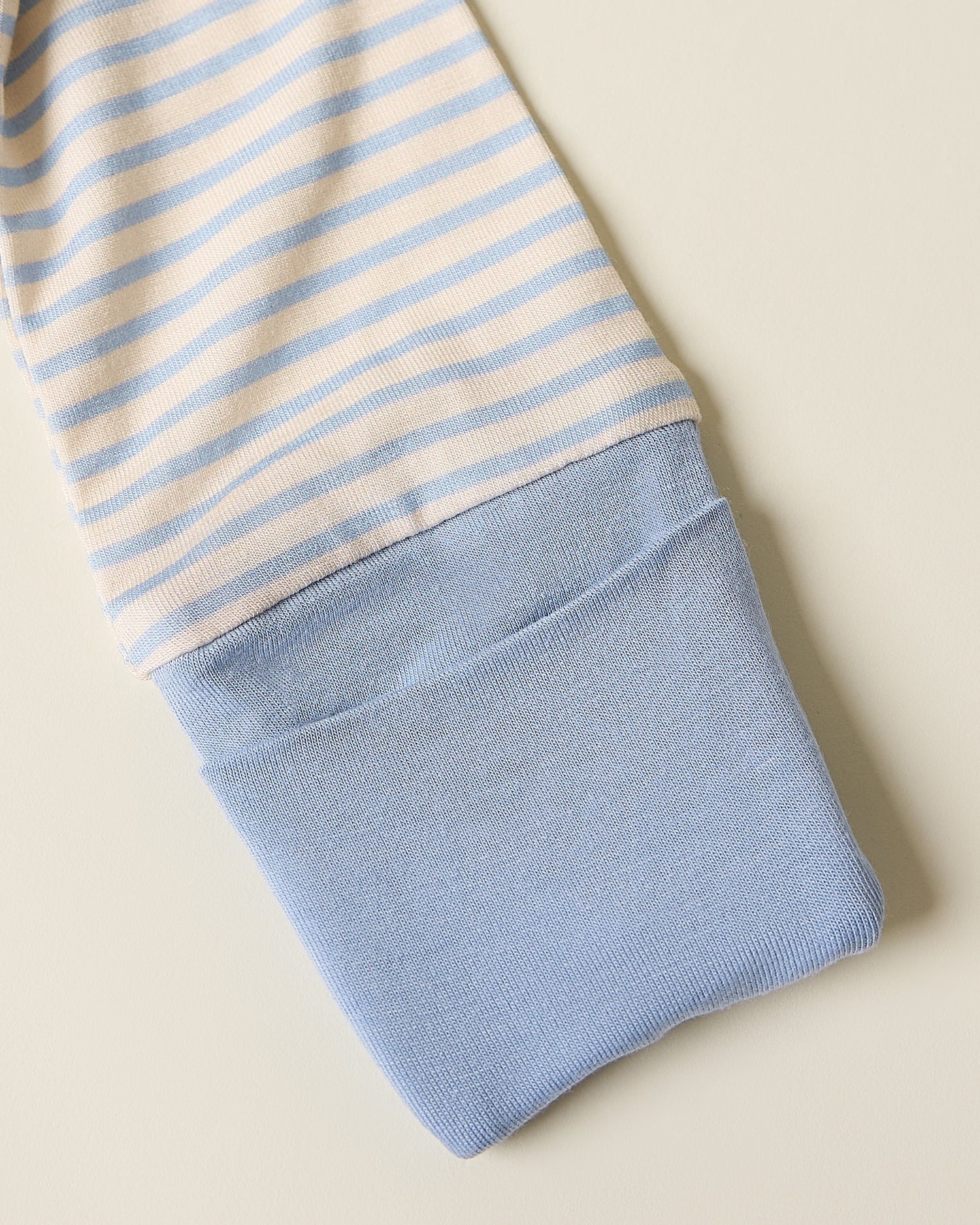 Bamboo Baby Pajama | Blue Candy Stripe