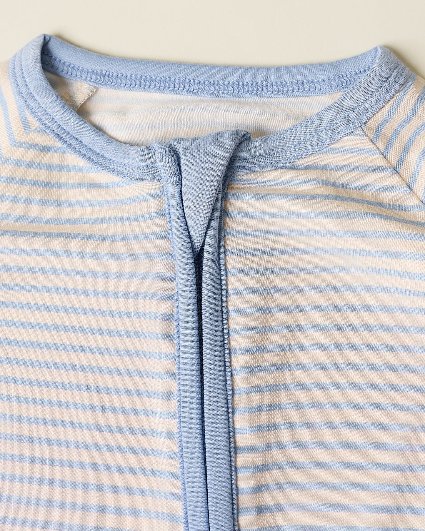 Bamboo Baby Pajama | Blue Candy Stripe