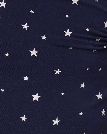 Bamboo Baby Two-Piece Pajama Set | Navy Stars