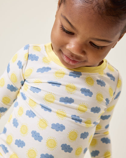 Bamboo Baby Two-Piece Pajama Set | Sunny Day