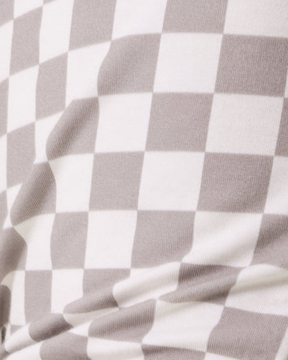 Bamboo Baby Two-Piece Pajama Set | Taupe Checker
