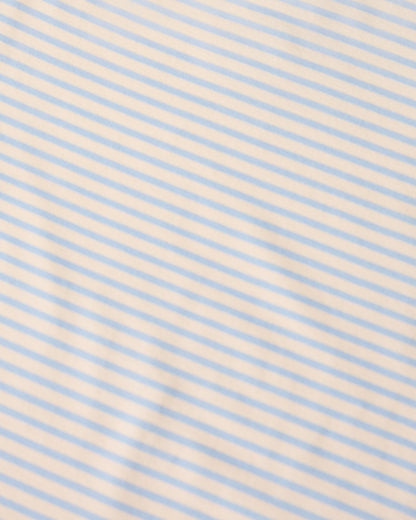 Bamboo Short Sleeve & Shorts Set | Blue Candy Stripe