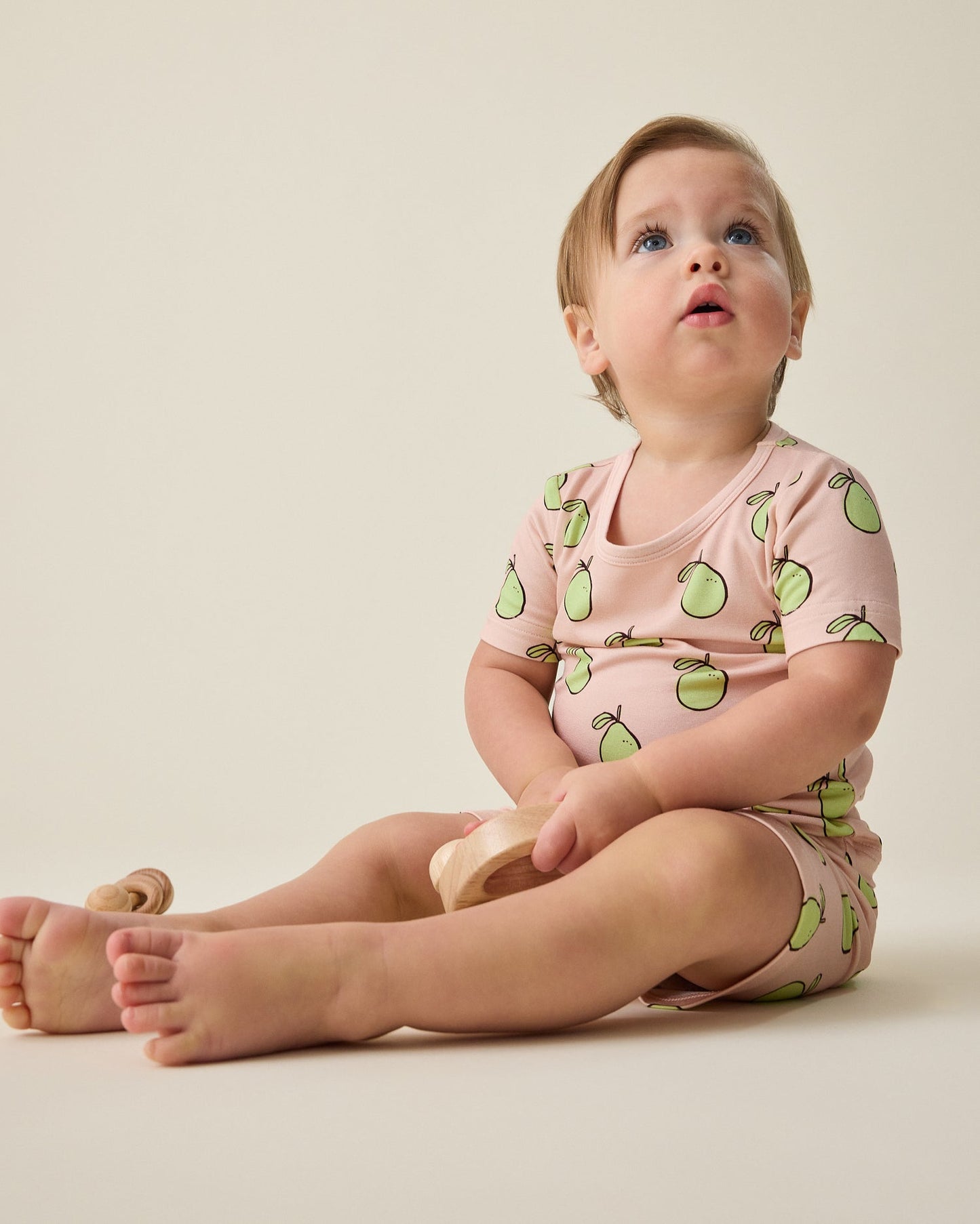 Bamboo Short Sleeve & Shorts Set | Pink Pomelo