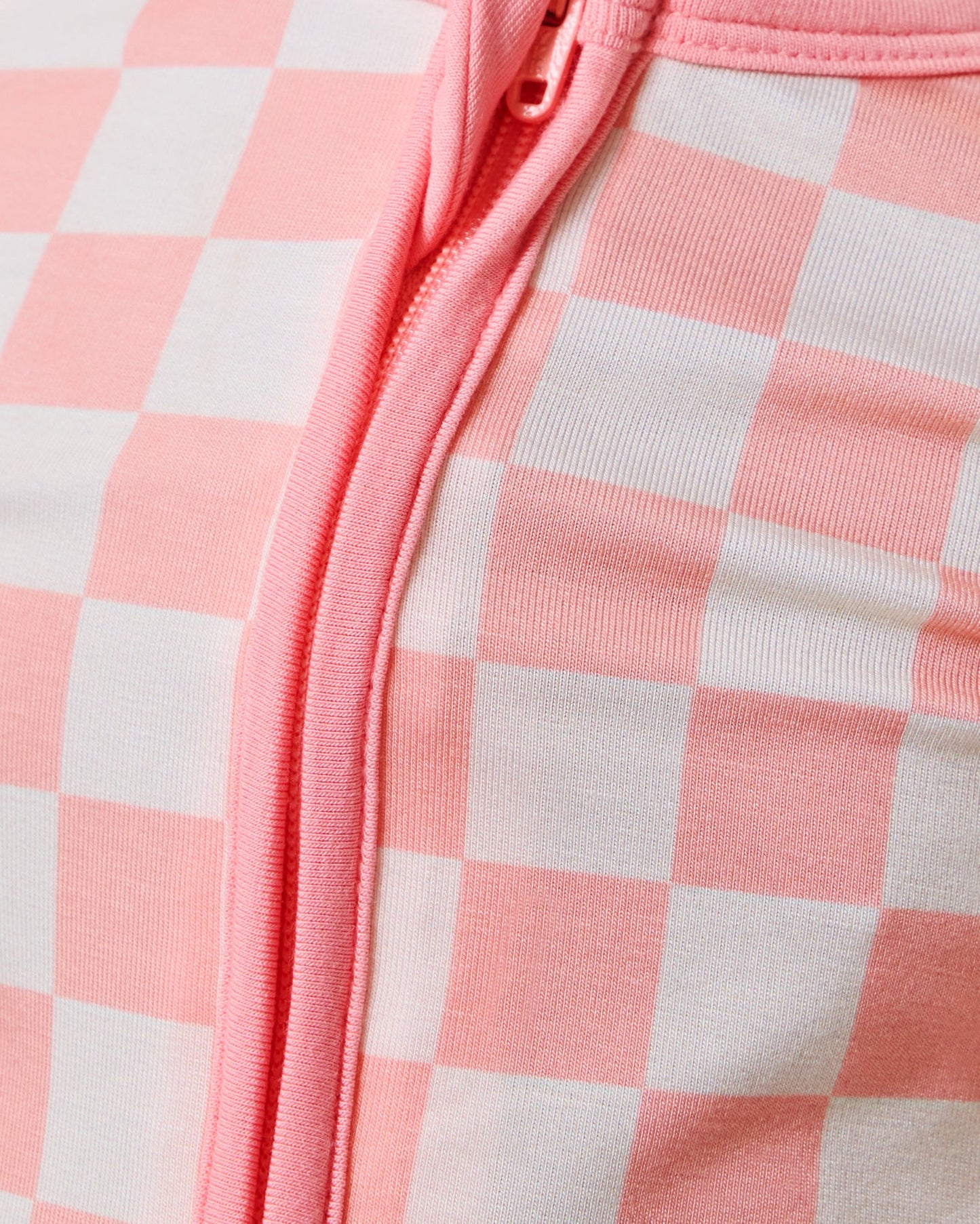 Bamboo Baby Pajama | Pink Checker