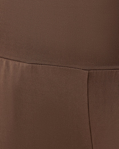 Bamboo Wide Leg Maternity & Postpartum Lounge Pant | Chocolate