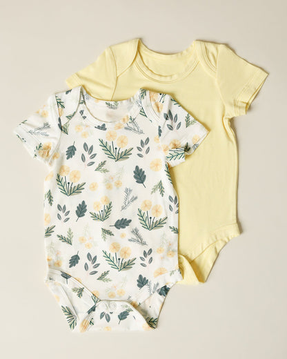 Baby Onesie Two-Pack | Honey Dandelion