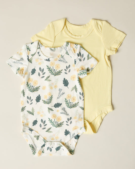 Baby Onesie Two-Pack | Honey Dandelion