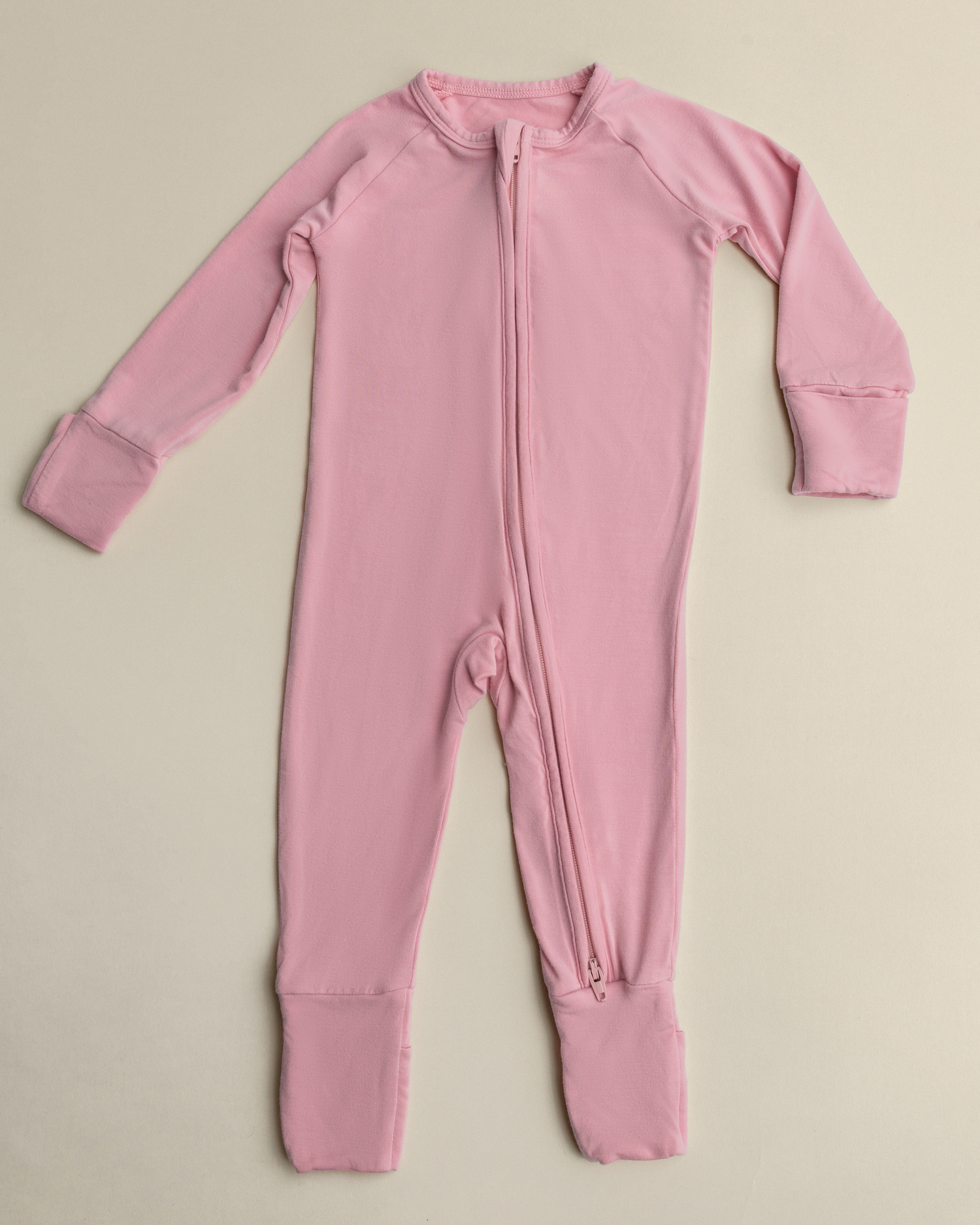 Bamboo Baby Pajama | Light Mauve