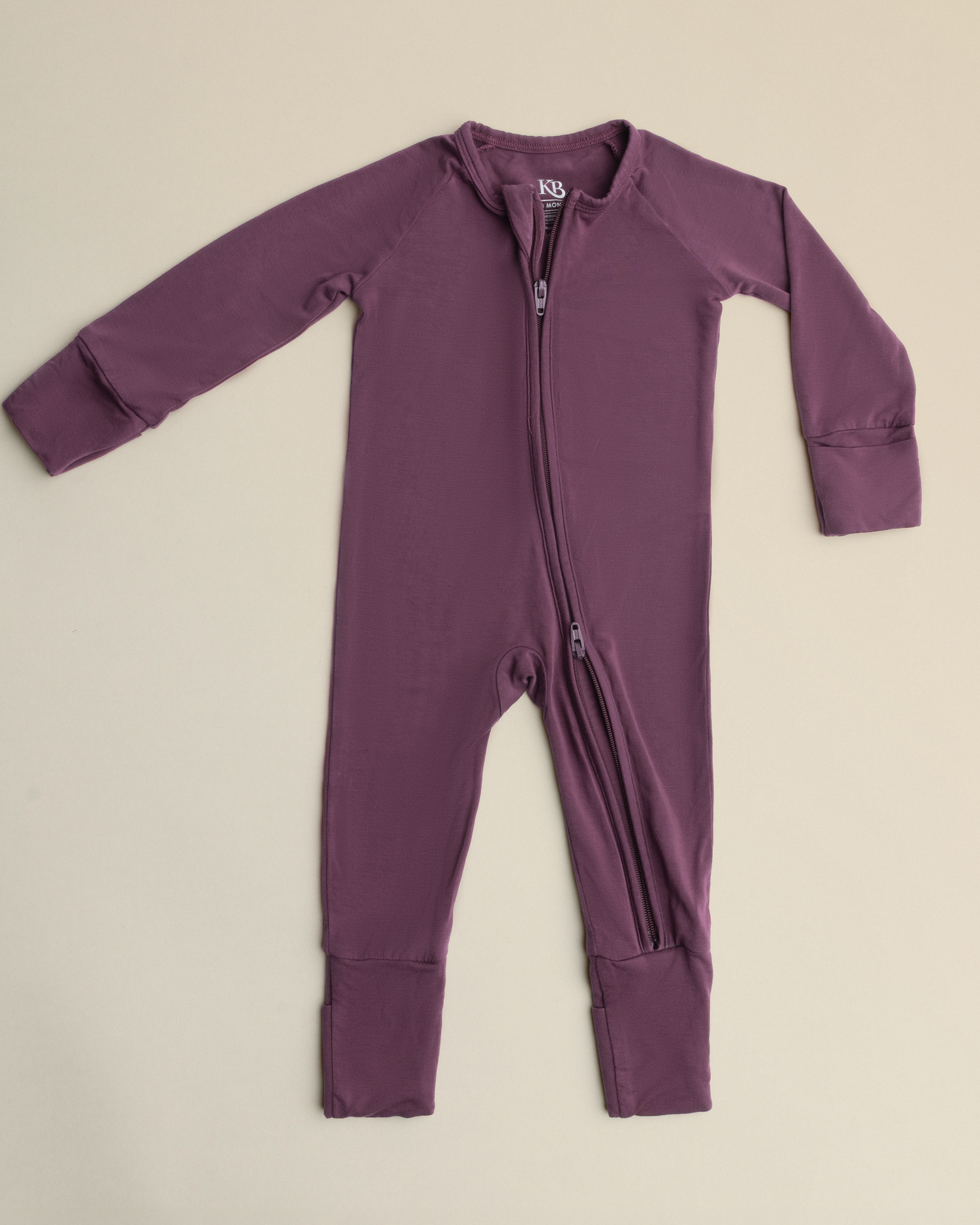 Bamboo Baby Pajama | Burgundy Plum