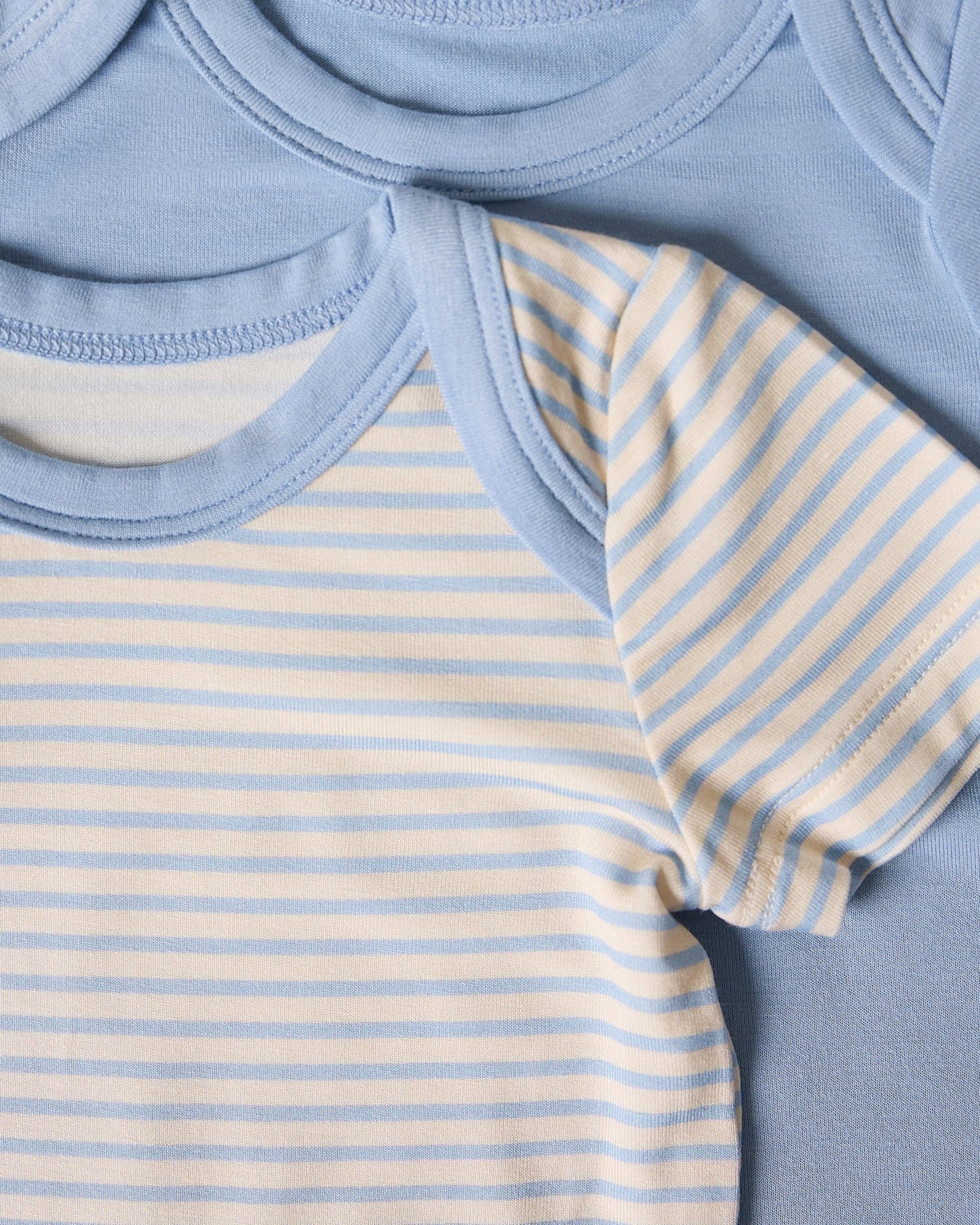 Baby Onesie Two-Pack | Blue Candy Stripe