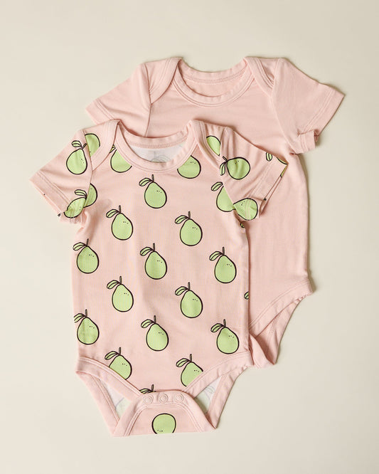 Baby Onesie Two-Pack | Pink Pomelo