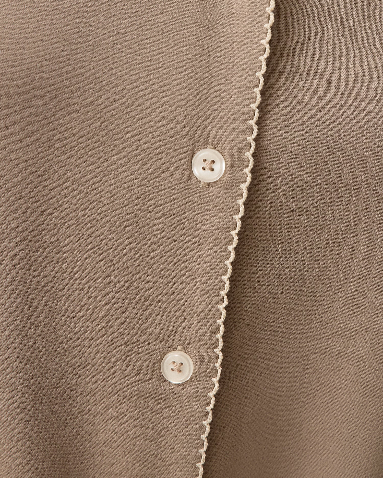 Cotton Bamboo Pajama Set | Taupe
