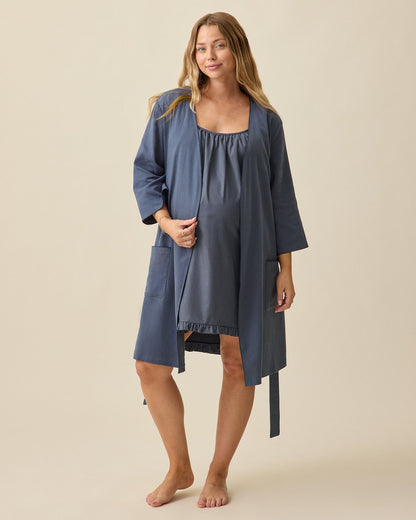 Cotton Sleep Set | Midnight Blue