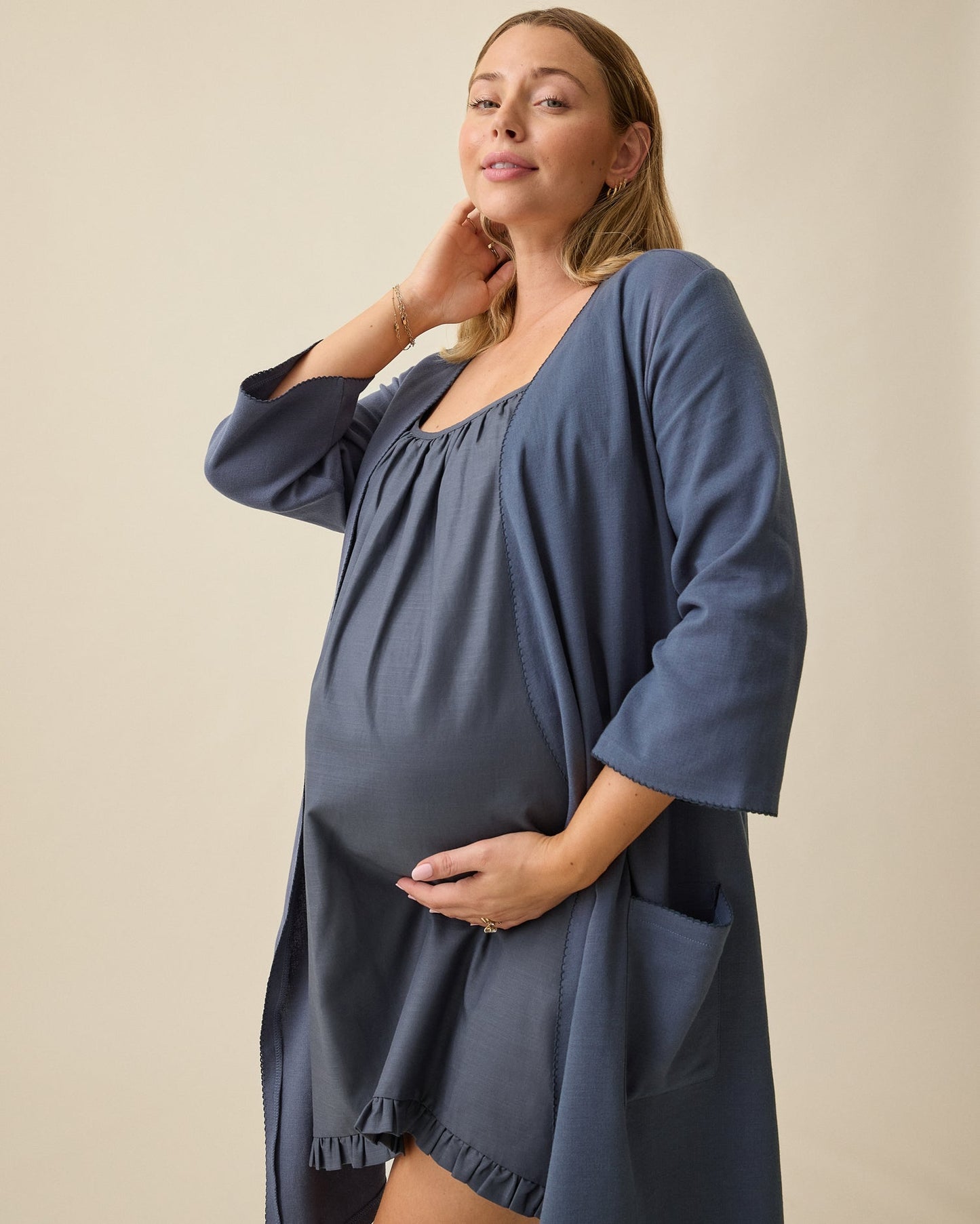 Cotton Sleep Set | Midnight Blue