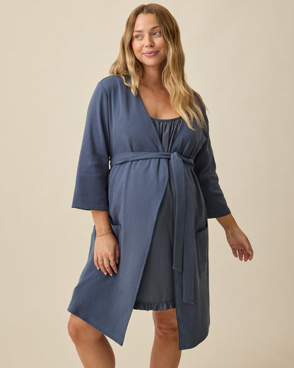 Cotton Sleep Set | Vintage Blue Stripe