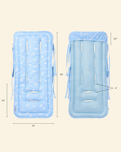 Stroller Party Seat Liner | Sky Squiggles