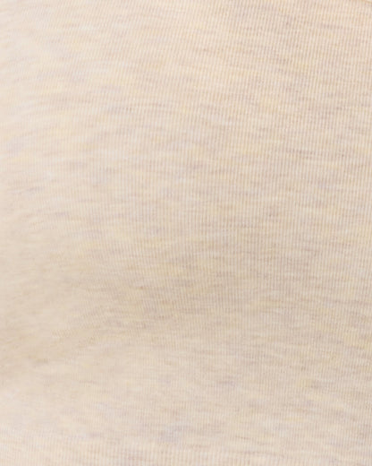 Sublime® Bamboo Scoop Neck Maternity & Nursing Longline Bra Top | Oatmeal Heather
