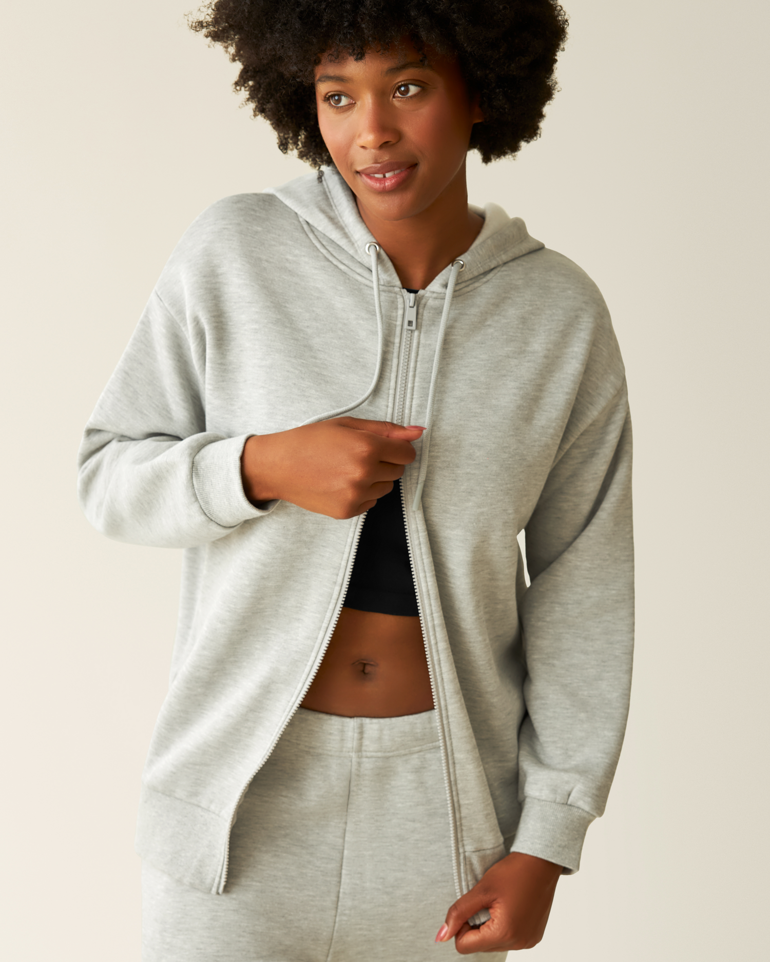 Cloud Fleece Oversized Hoodie | Grey Heather