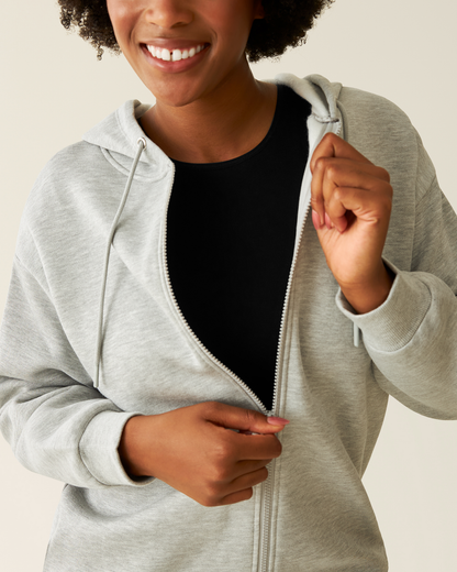 Cloud Fleece Oversized Hoodie | Grey Heather