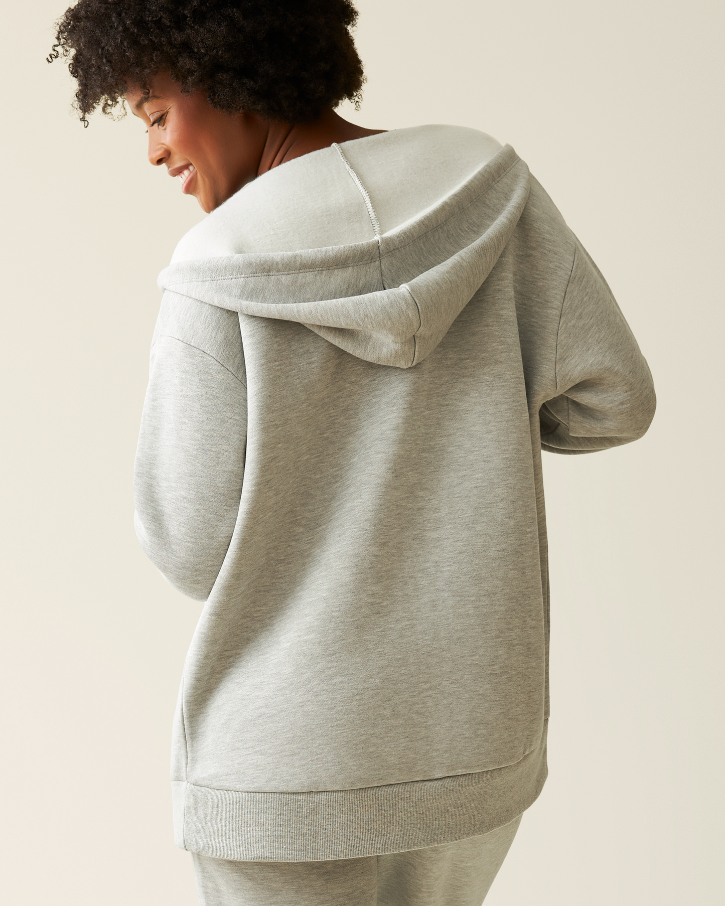 Cloud Fleece Oversized Hoodie | Grey Heather