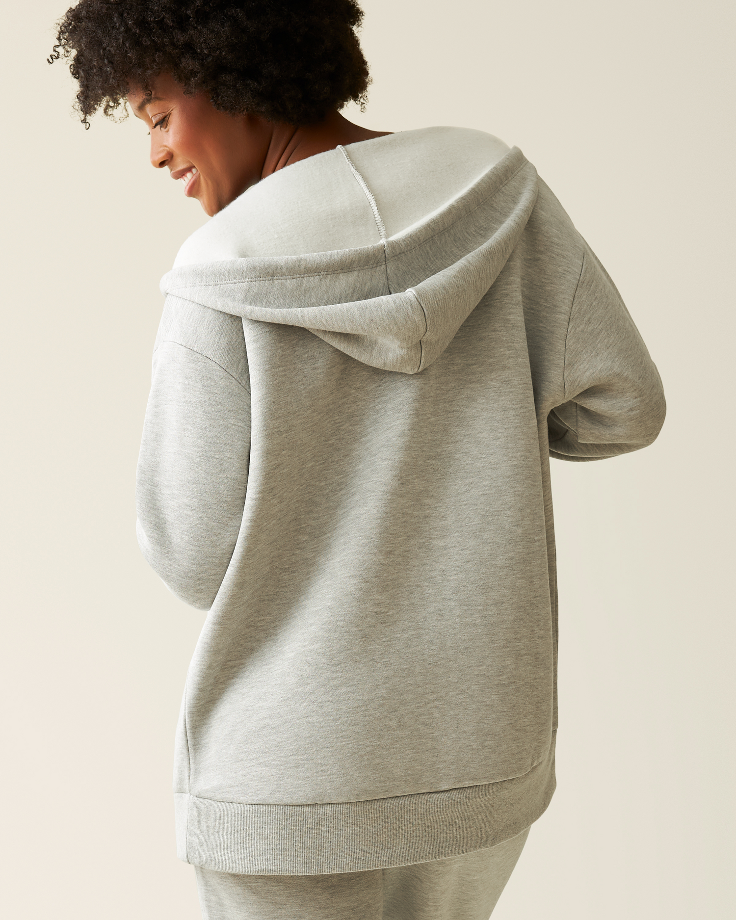 Cloud Fleece Oversized Hoodie | Grey Heather