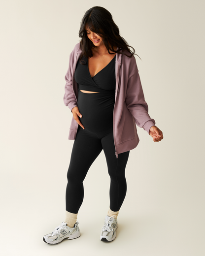 Cloud Fleece Oversized Hoodie | Dusty Mauve